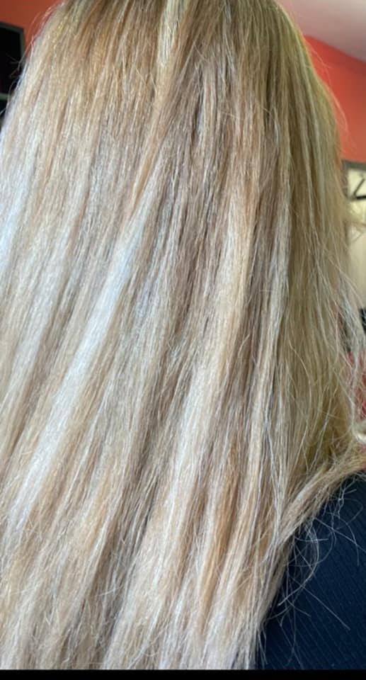 Blonde highlights